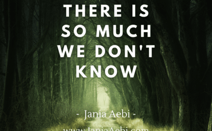 There is so much we don't know