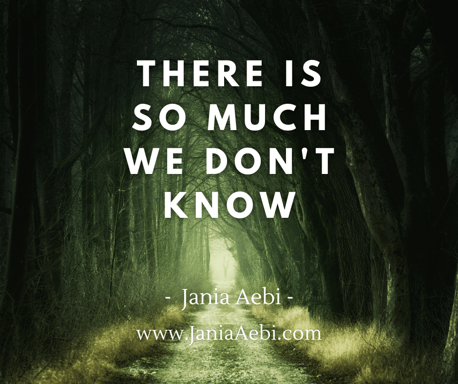 There is so much we don't know